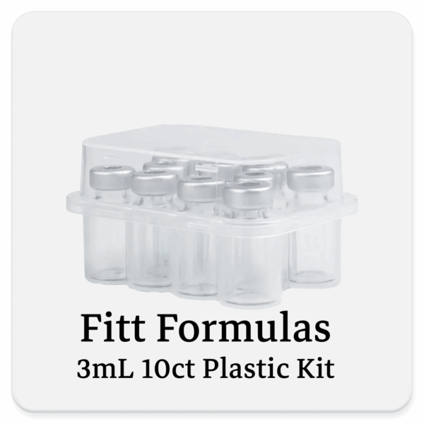 X 3ml plastic 10ct Kit (EMPTY) - Fit Formulas research product