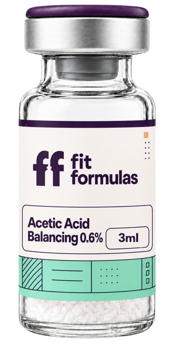 ACETIC ACID PH BALANCING SOLUTION 0.6% 3ML - Fit Formulas research product